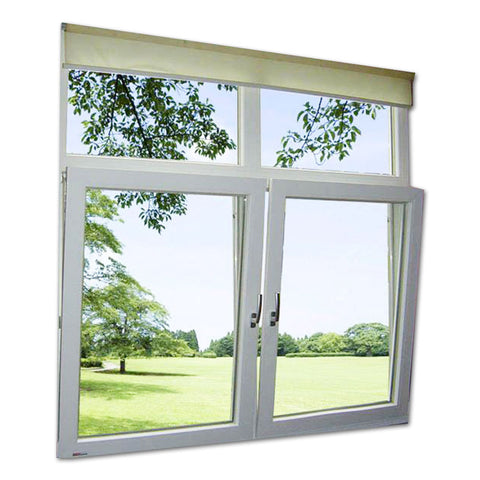 WDMA New Design Customized UPVC Turn Tilt Windows For Villa