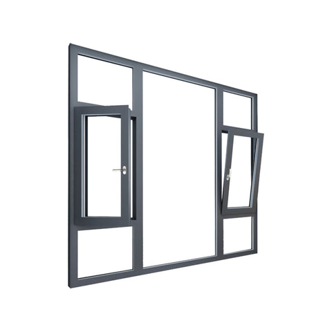 WDMA aluminum double glass hurricane impact windows aluminium casement window