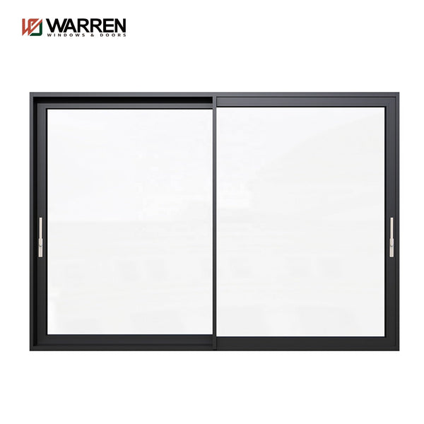 WDMA Modern design patio balcony exterior door 96x80 inch patio sliding door aluminum glass sliding door