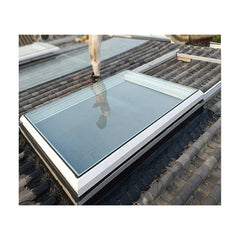 Motorized Electric Open Skylight Sliding Roof  Laminated Glass Solar Tube Triangle Pyramid Skylight Roof