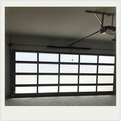 China WDMA Modern 40mm Panel Aluminum Plexiglass/Glass Garage Door for Sale