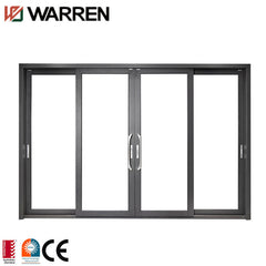 Aluminum bifold sliding door glass sliding door system manual slide