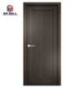 Simple Decorative Door Design Wooden Veneer Mdf with Glass Internal Single Swing Open Style Interior Doors on China WDMA