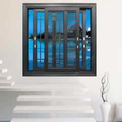 low-e aluminum glass window