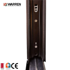 Warren 60x80 Sliding Door Black Sliding Door 3 Panel Sliding Patio Door Aluminum Glass