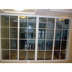 WDMA European Style Double Glazing Swing UPVC Windows