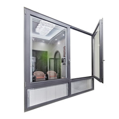 WDMA AS2047 aluminum double pane window aluminum bay  window