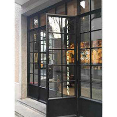 WDMA Commercial Fixed And Casement Partition Front Glass Door