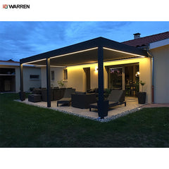 Warren motorized outdoor garden bioclimatic aluminium pergola