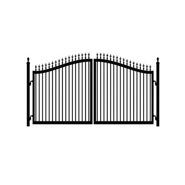 Factory Garden Used Manual Aluminum Metal Temporary Decorative Driveway Fence Gate