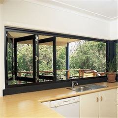 China WDMA Aluminum Folding Glass Windows Aluminium Folding Window