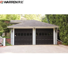 WDMA 10x7 Garage Door Clear Roll Up Garage Doors Folding Glass Garage Doors For Homes