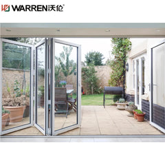 WDMA 96 Inch Bifold Doors Bi-fold Doors 48x80 Accordion Doors 30x80 Folding Aluminum Glass