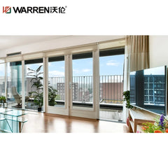 Warren 30x75 French Aluminium Tempered Glass Black Exterior Inswing Door Primed