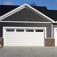 China WDMA Low price residential automatic glazed garage doors