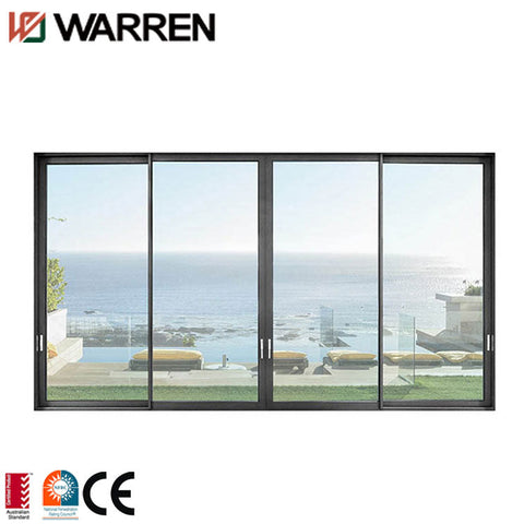 Balcony aluminum door and window material glass sliding doors slide