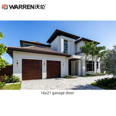 WDMA 24x14 Garage Door Insulated Glass Garage Doors Cost Aluminium Double Garage Door Prices