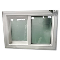 WDMA America Style Customized Vinyl Hurricane Resistance Glass Grill UPVC Sliding Windows For Villa