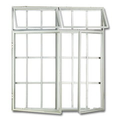 WDMA Double Glazed Glass European Style Customized House PVC Casement Window