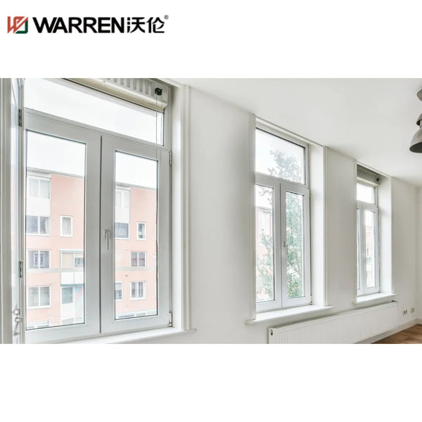 WDMA Exterior Storm Windows For Casement Windows Agate Grey Flush Casement Windows Aluminum