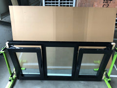 WDMA Aluminum tilt and turn windows casement window with screens