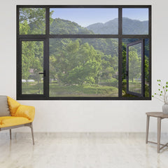 WDMA aluminum glass casement window manufacturers