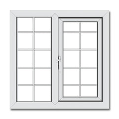 WDMA Factory Customized House Used PVC Double Glazed Soundproof Glass Casement Windows