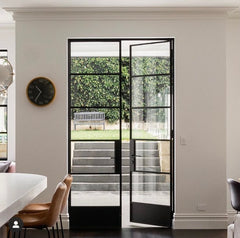 WDMA  Fireproof steel windows modern design steel doors and windows, imported hot rolled carbon steel security doors