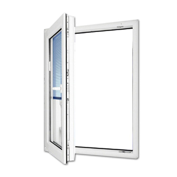 WDMA Double Glazed Swing UPVC Windows Soundproof PVC Casement Windows Made In China