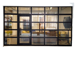 China WDMA Aluminum Electric Modern Roll Up Sliding Sectional Gautomatic Clear Glass Overhead Garage Door