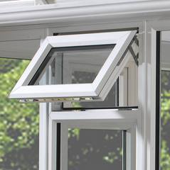 WDMA Cheap PVC Awning Windows Double Glazed Soundproof Single Hung Vinyl Windows For Sale