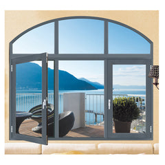 WDMA Round Top Half moon Casement Window Big Discount