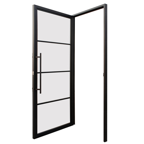 WDMA Toughen Glass Design European High Quality Swing Door