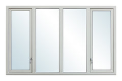 Guangdong Made in Foshan Aluminium Casement Window Opening Window for Commercial and Residencial