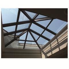 Thermal break waterproof double glazing glass aluminum profile pyramid roof Australia for skylight