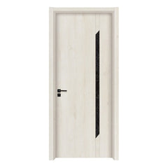 HS-MD7011 french interior door poplar lvl wood grain door skin plywood door on China WDMA