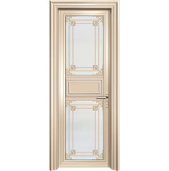 Australia standard residential use high quality heavy duty aluminum french doors with toughened glass on China WDMA