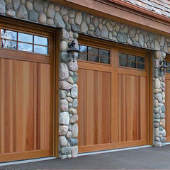 China WDMA China New Hot Sale Remote Control solid wooden china garage doors