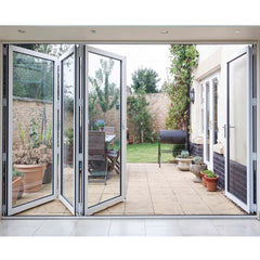 China WDMA Sliding Door Materials Remote Control Open AS2047 Certification Folding Sliding Door