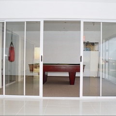 China WDMA Wholesale custom size fiberglass diy retractable aluminium garage rolling sliding screen door