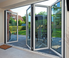 aluminium frame folding door folding glass aluminum folding door and window polycarbonate folding door