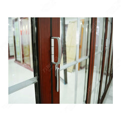 China WDMA waterproof soundproof exterior aluminium glass bi folding patio doors