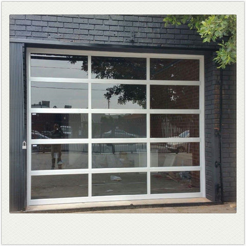 China WDMA Customized American standard Aluminum Modern Glass garage door