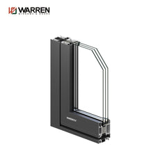 70 casement door with aluminium frame and customized hardware factory sale