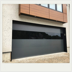 China WDMA Low price residential automatic benefit glass sectional garage door