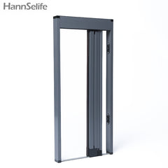 Hansi high quality security accordion insect trackless screen door for the old and the children on China WDMA