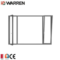 Triple glass aluminum single inswing casement window