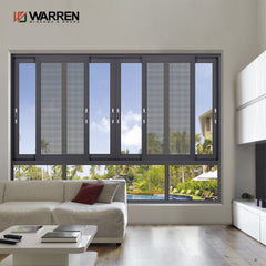 40x48 window modern design top quality aluminum window glass sliding with mosquito net
