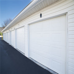 China WDMA Aluminum Electric Modern Roll Up Sliding fiberlass double garage door