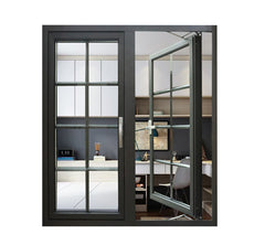 WDMA double Glazed Windows Aluminum  glass swing window